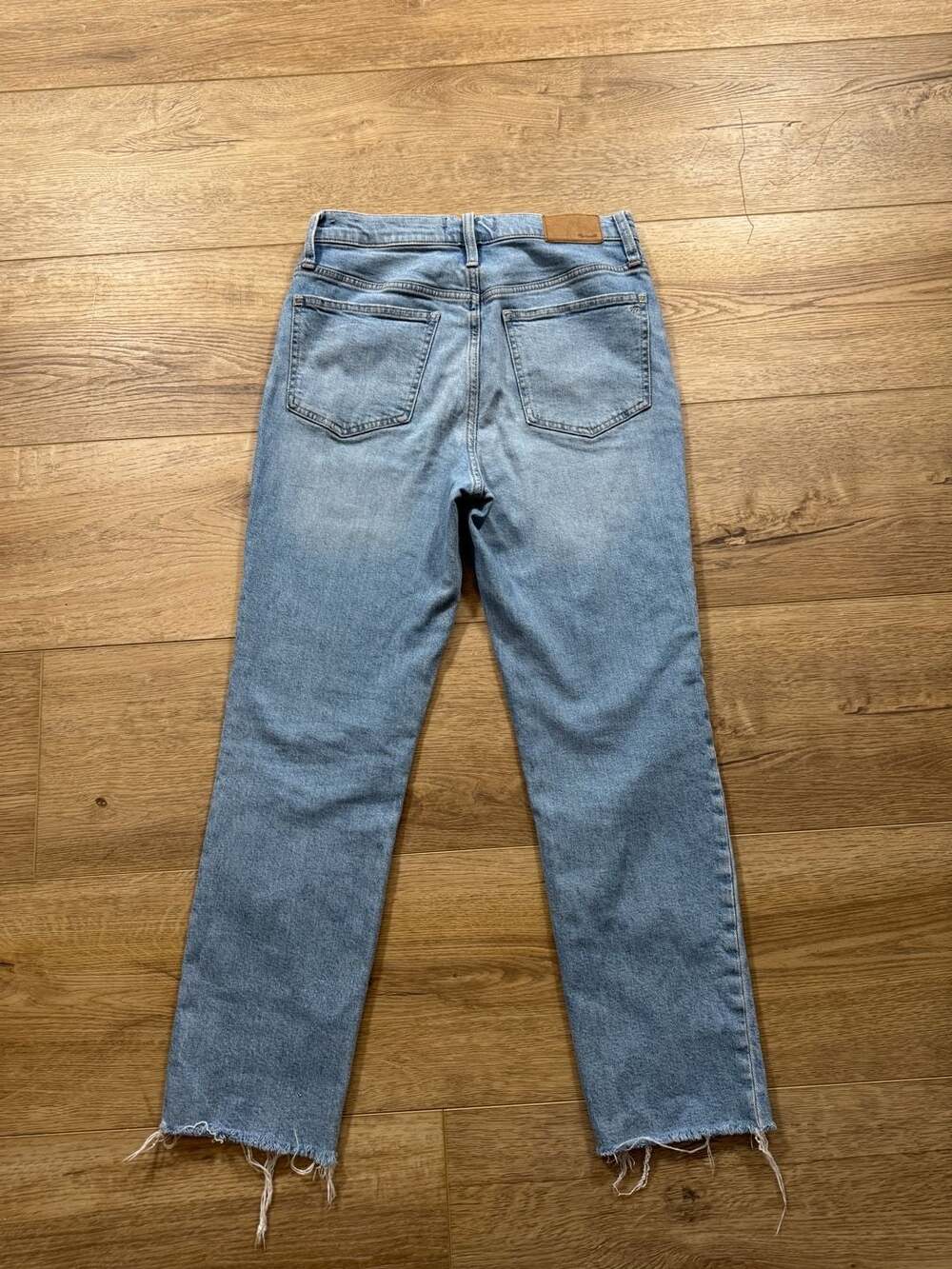 Madewell The Perfect Vintage Jean Raw Hem Light Wash Size 26 - Picture 5 of 7